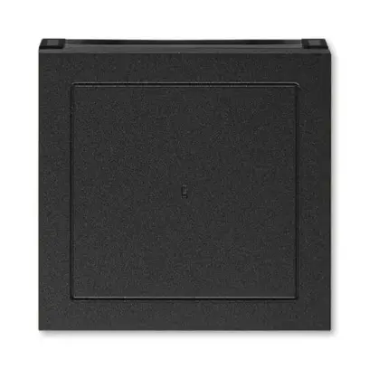 kryt spínače kartového; onyx/kouřová černá, design LEVIT M